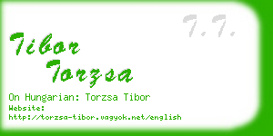 tibor torzsa business card